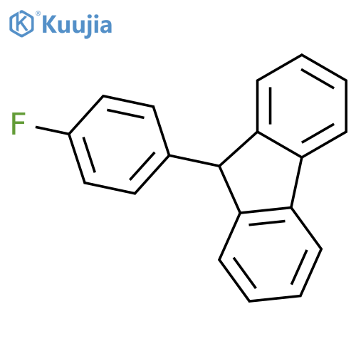 9H-FLUORENE, 9-(4-FLUOROPHENYL)- structure