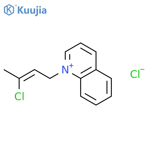 QUINOLINIUM, 1-(3-CHLORO-2-BUTENYL)-, CHLORIDE structure