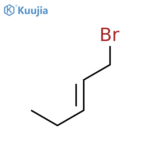 (2E)-1-Bromo-2-pentene structure