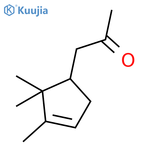2-Propanone, 1-(2,2,3-trimethyl-3-cyclopenten-1-yl)-, (±)- structure