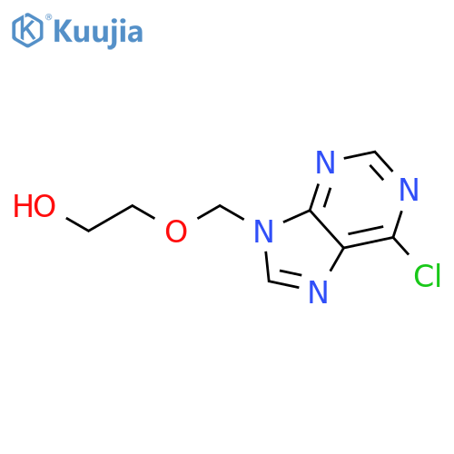 ETHANOL, 2-[(6-CHLORO-9H-PURIN-9-YL)METHOXY]- structure