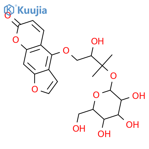 Aviprin; (R)-form, 3'-O-β-D-Glucopyranoside structure