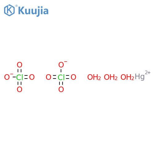 Perchloric acid,mercury(2+) salt, trihydrate (9CI) structure