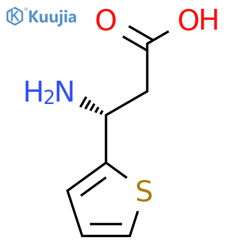 (R)-3-Amino-3-(thiophen-2-yl)propanoic acid structure