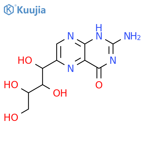 4(1H)-Pteridinone, 2-amino-6-[(1R,2S,3R)-1,2,3,4-tetrahydroxybutyl]- structure