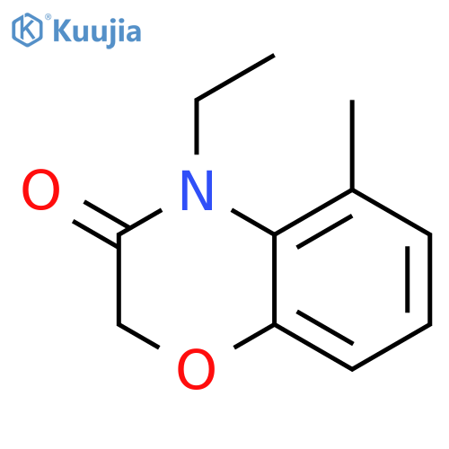 2H-1,4-BENZOXAZIN-3(4H)-ONE, 4-ETHYL-5-METHYL- structure