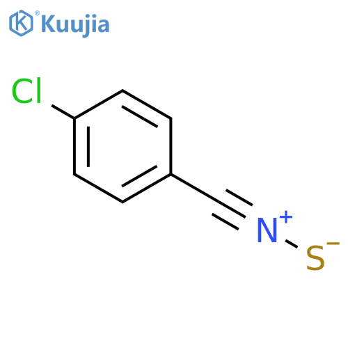 Benzonitrile, 4-chloro-, N-sulfide structure