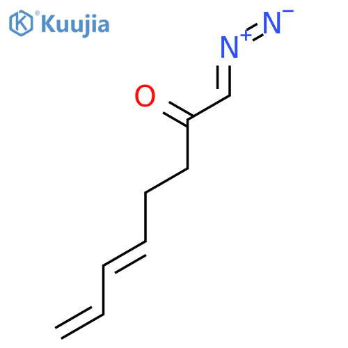 5,7-Octadien-2-one, 1-diazo- structure