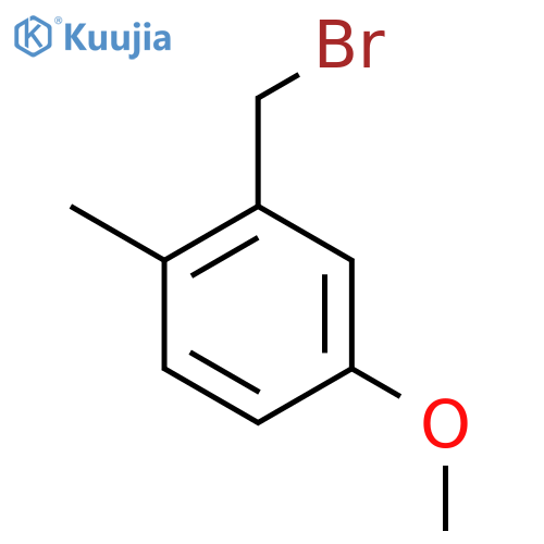 5-Methoxy-2-methylbenzyl bromide structure