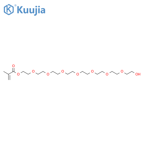 2-Propenoic acid, 2-methyl-, 23-hydroxy-3,6,9,12,15,18,21-heptaoxatricos-1-yl ester structure