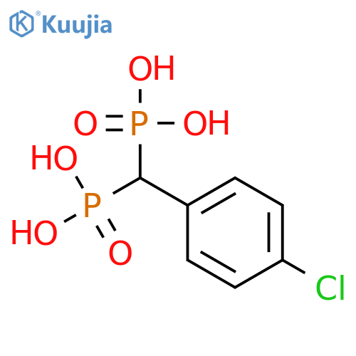 PHOSPHONIC ACID, [(4-CHLOROPHENYL)METHYLENE]BIS- structure