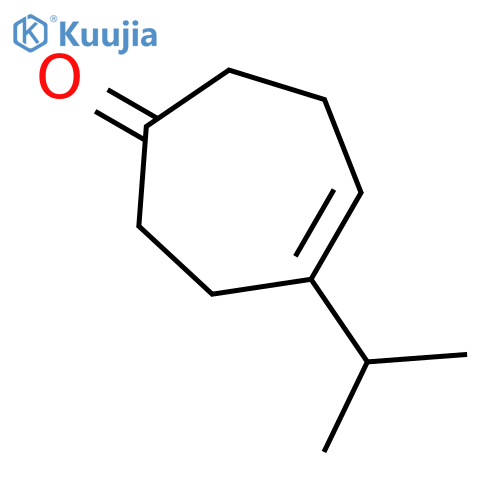 4-Cyclohepten-1-one, 4-(1-methylethyl)- structure