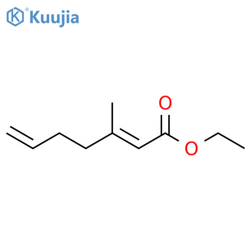 2,6-Heptadienoic acid, 3-methyl-, ethyl ester, (E)- structure