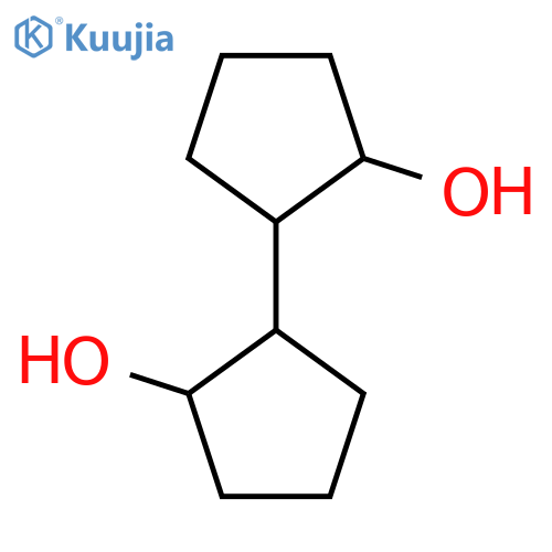 2-(2-Hydroxycyclopentyl)cyclopentan-1-ol structure