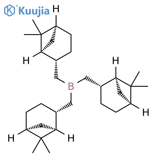 Borane, tris[[(1S,2S,5S)-6,6-dimethylbicyclo[3.1.1]hept-2-yl]methyl]- structure