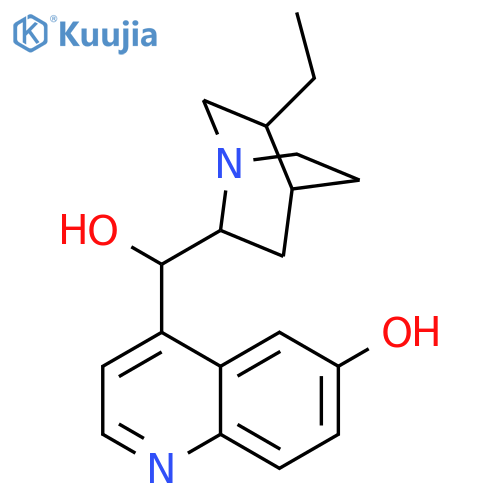 4-((1S)-(5-Ethylquinuclidin-2-yl)(hydroxy)methyl)quinolin-6-ol structure