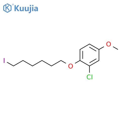 Benzene, 2-chloro-1-[(6-iodohexyl)oxy]-4-methoxy- structure