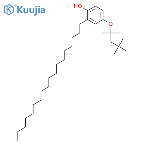 PHENOL, 2-OCTADECYL-4-(1,1,3,3-TETRAMETHYLBUTOXY)- structure
