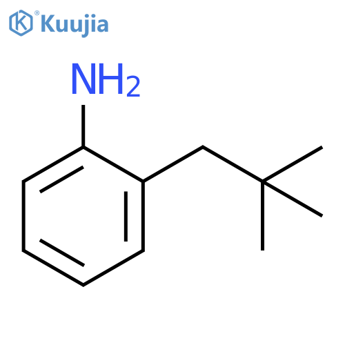 2-(2,2-Dimethyl-propyl)-phenylamine structure