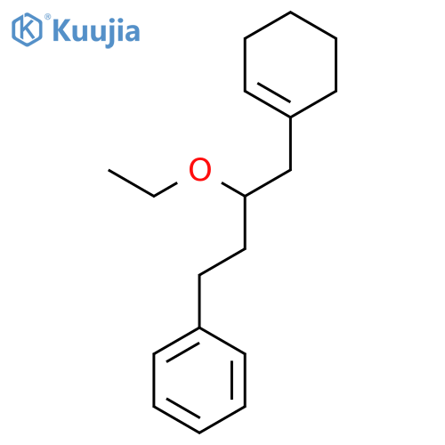 Benzene, [4-(1-cyclohexen-1-yl)-3-ethoxybutyl]- structure