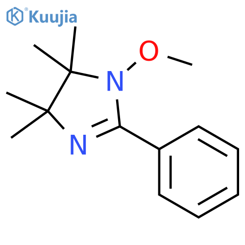 1H-Imidazole, 4,5-dihydro-1-methoxy-4,4,5,5-tetramethyl-2-phenyl- structure