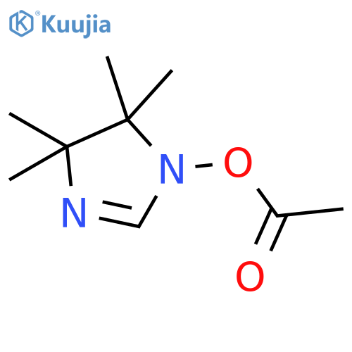 1H-IMIDAZOLE, 1-(ACETYLOXY)-4,5-DIHYDRO-4,4,5,5-TETRAMETHYL- structure