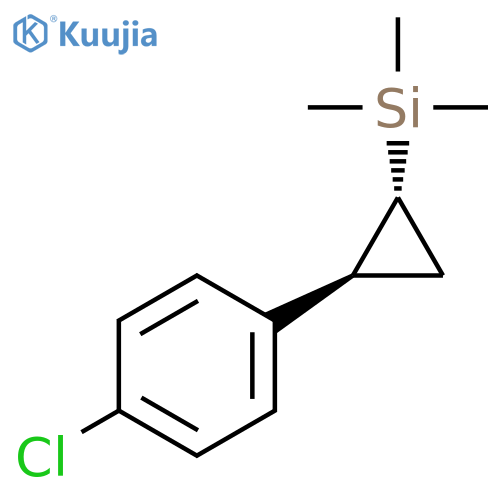 SILANE, [(1R,2S)-2-(4-CHLOROPHENYL)CYCLOPROPYL]TRIMETHYL- structure