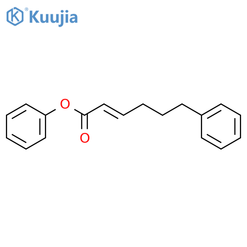 2-HEXENOIC ACID, 6-PHENYL-, PHENYL ESTER, (2E)- structure