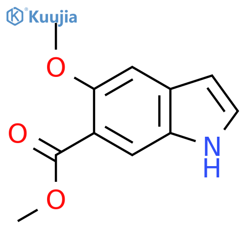Methyl 5-methoxy-1H-indole-6-carboxylate structure