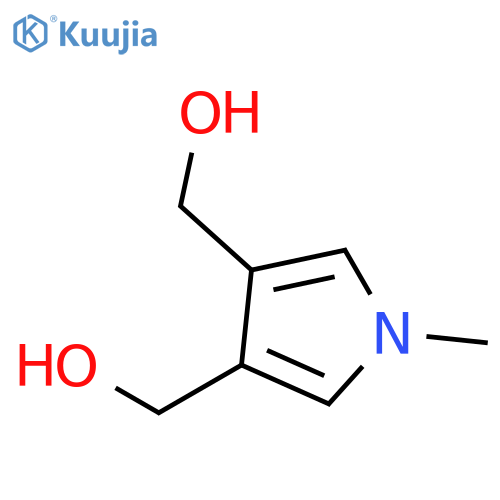 1-methyl-1H-Pyrrole-3,4-dimethanol structure