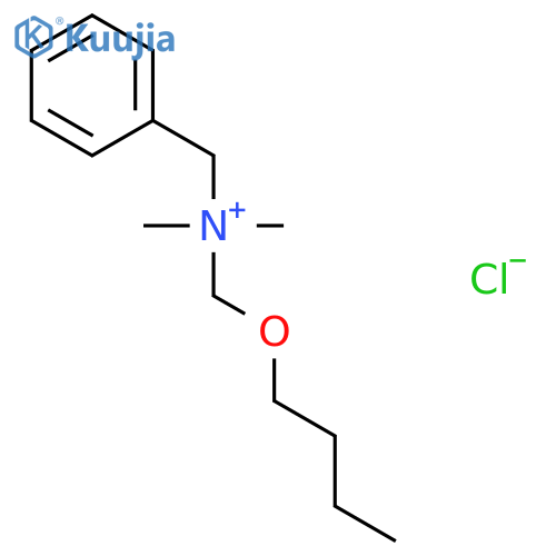 BENZENEMETHANAMINIUM, N-(BUTOXYMETHYL)-N,N-DIMETHYL-, CHLORIDE structure