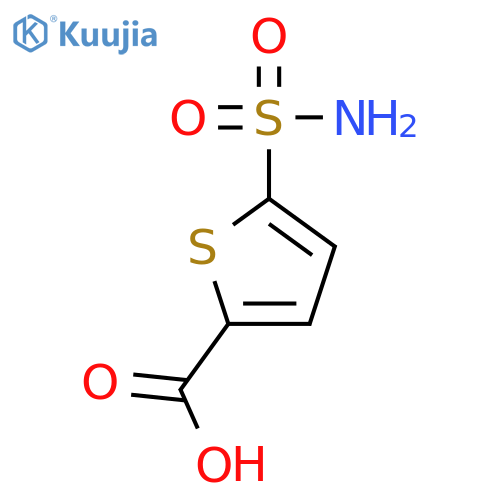 5-sulfamoylthiophene-2-carboxylic Acid structure