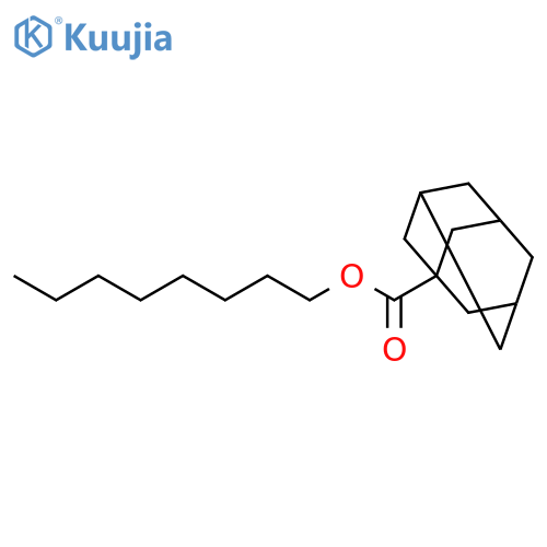 TRICYCLO[3.3.1.13,7]DECANE-1-CARBOXYLIC ACID, OCTYL ESTER structure