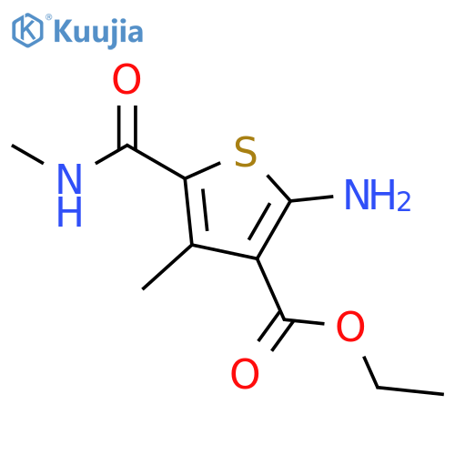 Ethyl 2-Amino-4-methyl-5-(methylcarbamoyl)thiophene-3-carboxylate structure