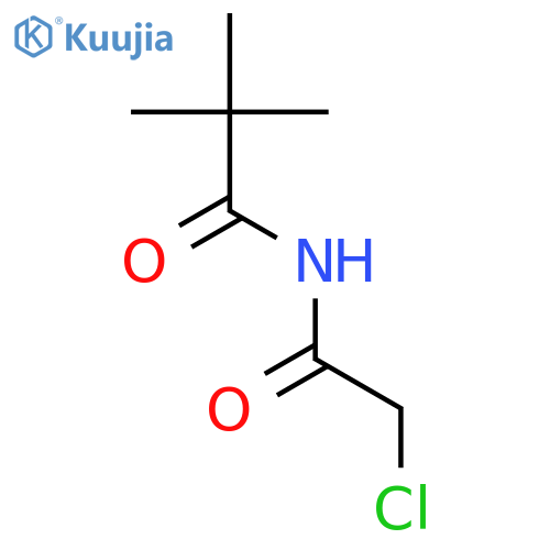 N-(2-chloroacetyl)-2,2-dimethylpropanamide structure