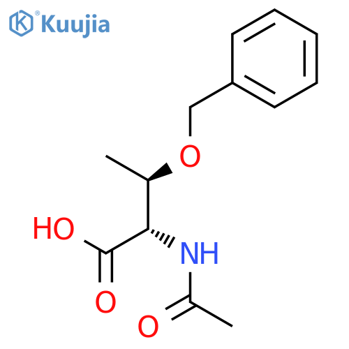 L-THREONINE, N-ACETYL-O-(PHENYLMETHYL)- structure
