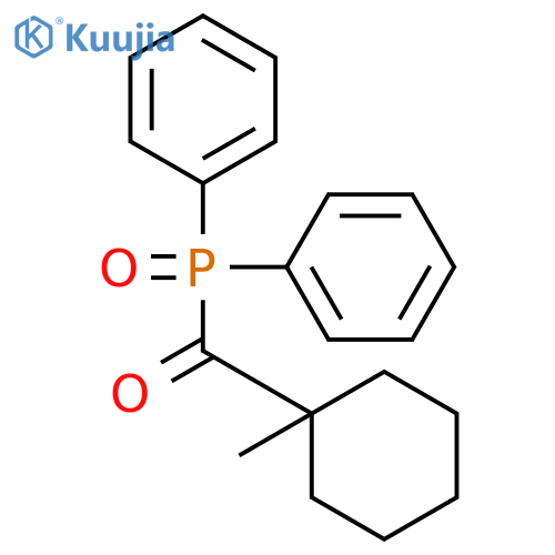 Phosphine oxide, [(1-methylcyclohexyl)carbonyl]diphenyl- structure