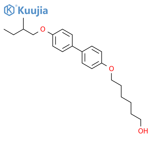 1-HEXANOL, 6-[[4'-(2-METHYLBUTOXY)[1,1'-BIPHENYL]-4-YL]OXY]- structure