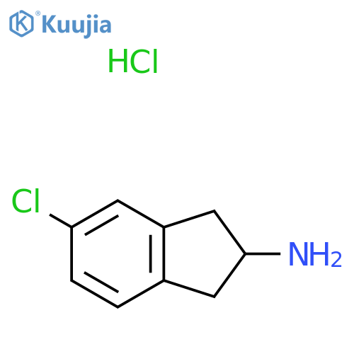 5-Chloro-indan-2-ylamine hydrochloride structure