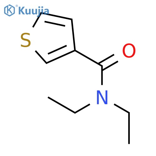 N,N-Diethylthiophene-3-carboxamide structure
