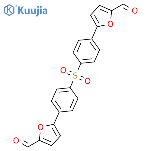 2-Furancarboxaldehyde, 5,5'-(sulfonyldi-4,1-phenylene)bis- structure