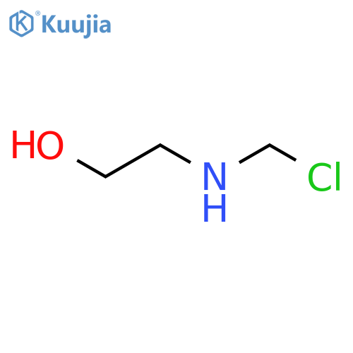 Ethanol, 2-(chloromethylamino)- structure
