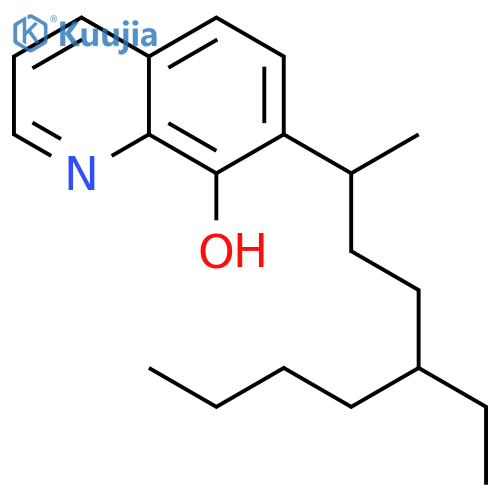 7-(4-Ethyl-1-methyloctyl)quinolin-8-ol structure