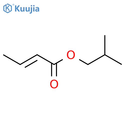Isobutyl 2-butenoate structure