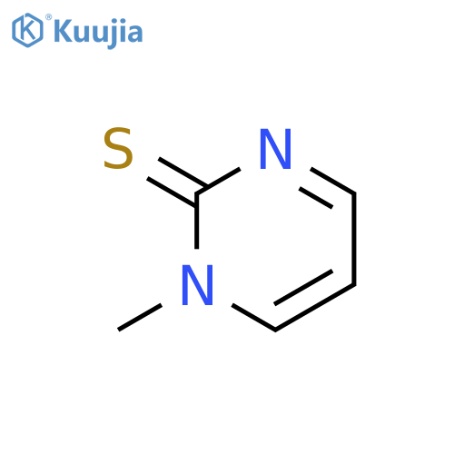 2(1H)-Pyrimidinethione, 1-methyl- structure