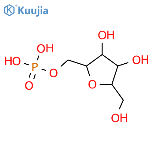 2,5-Anhydro-D-glucitol-6-phosphate structure