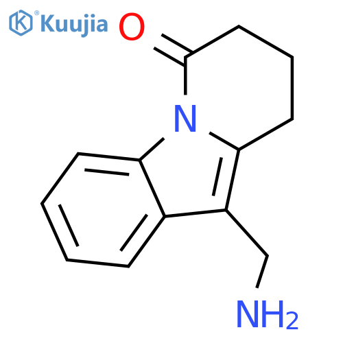 Pyrido[1,2-a]indol-6(7H)-one, 10-(aminomethyl)-8,9-dihydro- structure