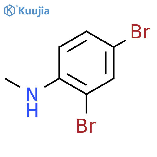 Benzenamine,2,4-dibromo-N-methyl- structure