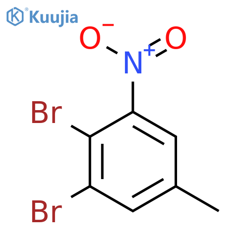 1,2-Dibromo-5-methyl-3-nitrobenzene structure