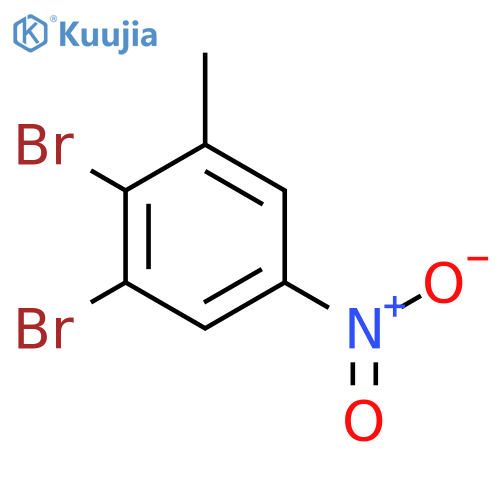 Benzene, 1,2-dibromo-3-methyl-5-nitro- structure